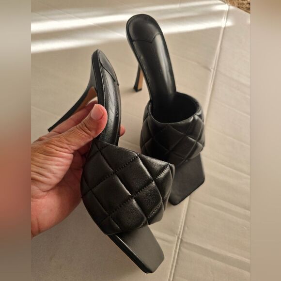 Tony Bianco Betty High Heel Sandals Size 10 In Black - Picture 11 of 12